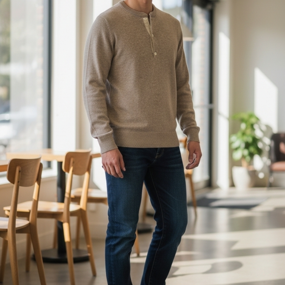 Abercrombie & Fitch Light Brown Sweater